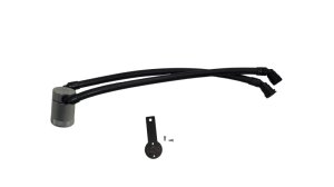 Mazda Miata Brake Kit - Rear - R1 Concepts - Carbon Coated Drilled & Slotted Rotors + Optimum Pads - `01-`05